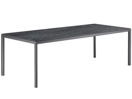 solpuri Soft Alu HPL Dining Tisch 240x100cm anthracite|steel graphite