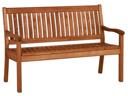 Lünse Holz Gartenbank Kansas 130cm 2-Sitzer