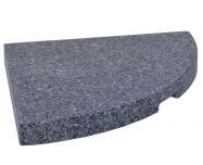 Lünse Universal Granitplatte für Ständerkreuze 27kg dunkelgrau