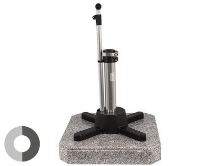 Vorschau: LiRo Granit Rollensockel Mini Plus 50 K Schnellspannung