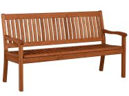 Holz Gartenbank Kansas 160cm 3-Sitzer