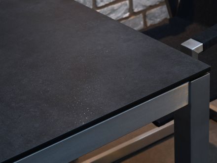 Vorschau: Solpuri Classic Stainless Steel Dining-Tisch 100x100cm HPL steel graphite
