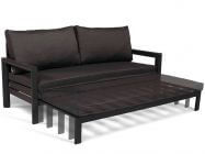 Tierra Outdoor Funktionale Aluminium Lounge Sofa-Liege Tika