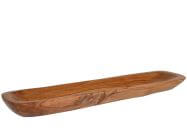 Holzschale Teak rechteckig 50x13x4,5cm