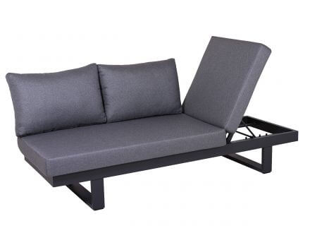 Vorschau: Lünse Multifunktionale Alu Lounge Liege Sofa Vermont