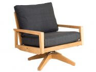 Alexander Rose Roble Holz Swivel Lounge Chair Drehsessel